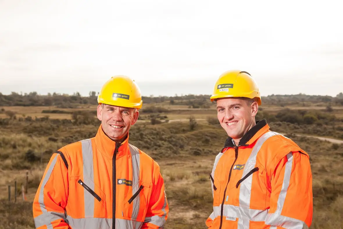 projectleider-van-gelder-infra Twee projectleiders op project